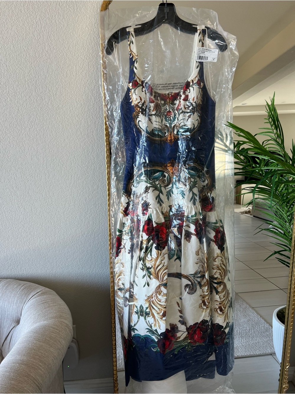 Alice & Olivia Diana print high low dress - Picture 5 of 5